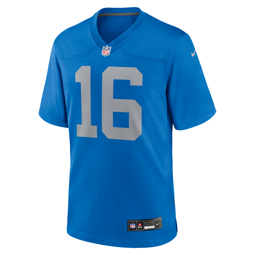 Jared Goff Detroit Lions Alternate Game Jersey - Blue