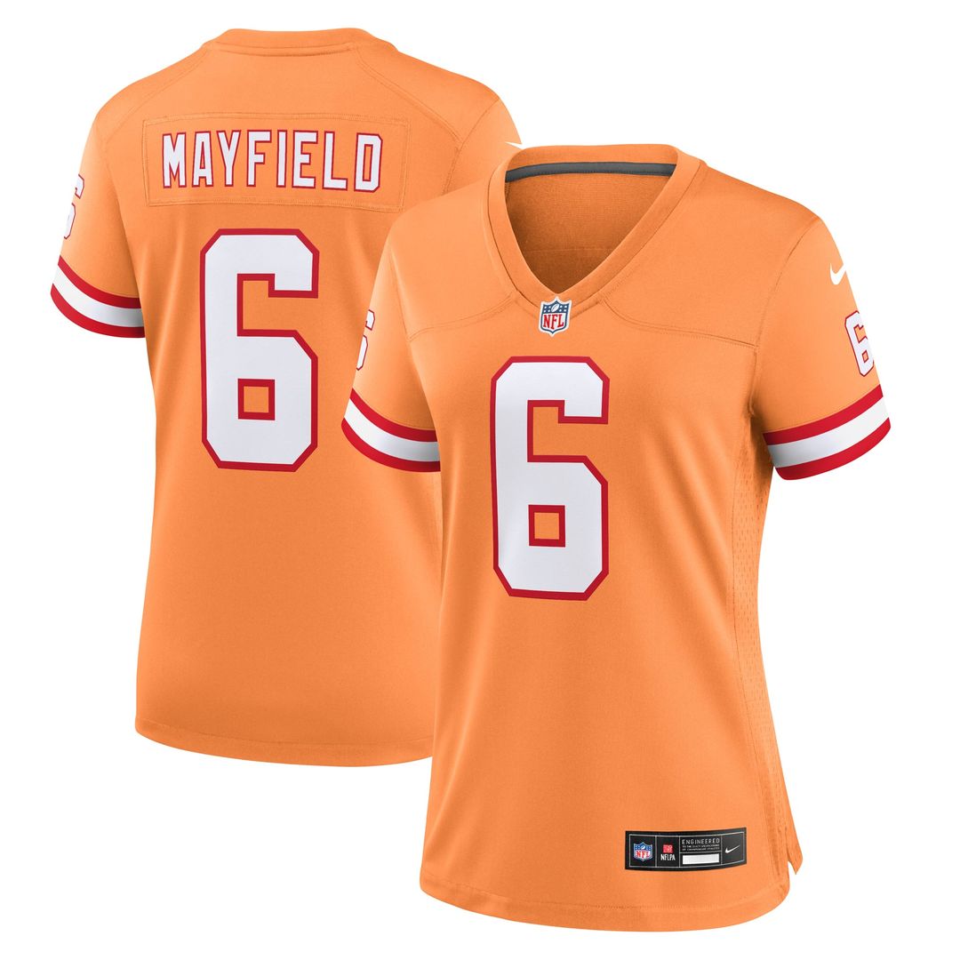 Baker Mayfield Tampa Bay Buccaneers Women's Away Game Jersey - White