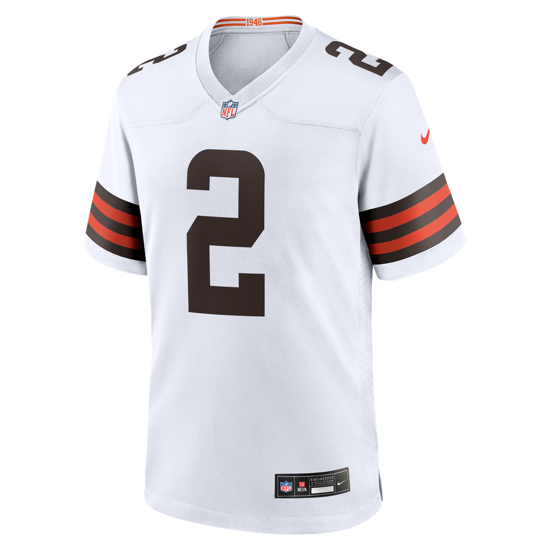 Shedeur Sanders Cleveland Browns Game Jersey - White