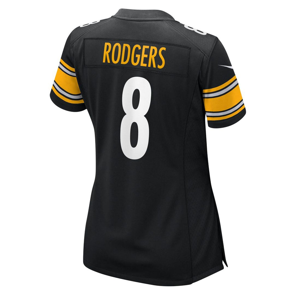 Aaron Rodgers Pittsburgh Steelers Women's Game Jersey - Black