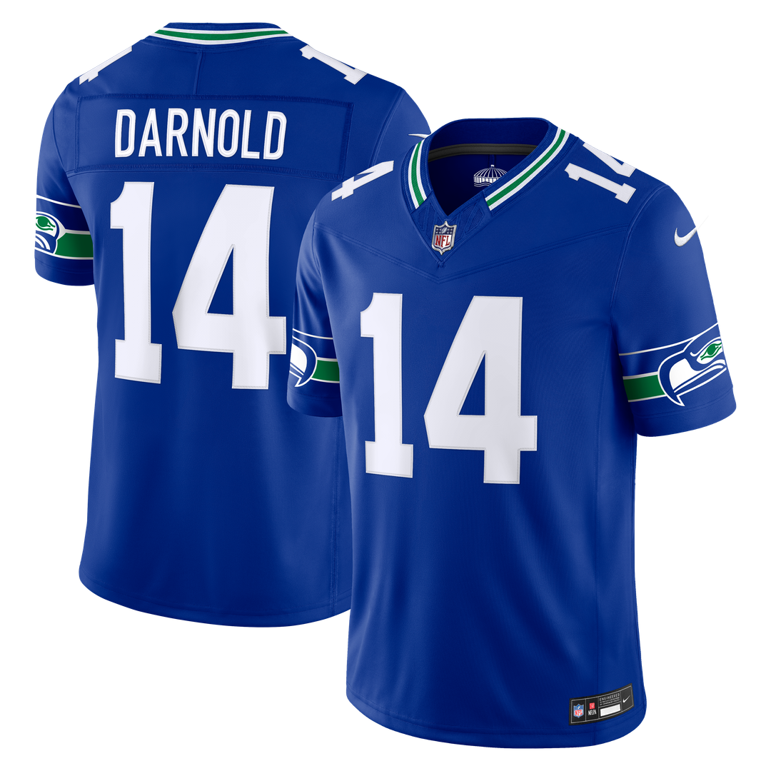 Sam Darnold Seattle Seahawks Team Vapor F.U.S.E. Stitched Limited Jersey - College Navy