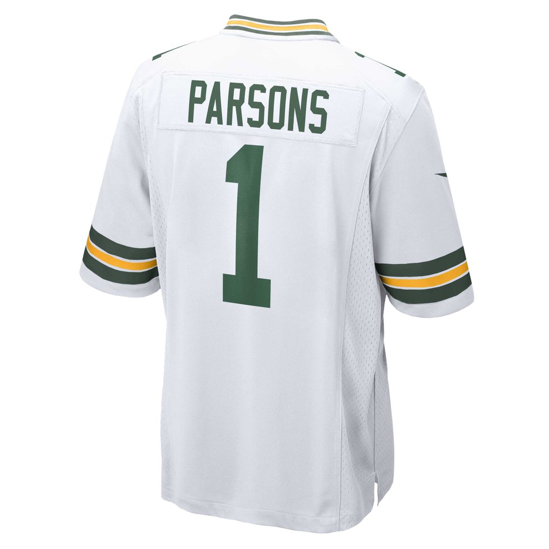 Micah Parsons Green Bay Packers Game Player Jersey - White