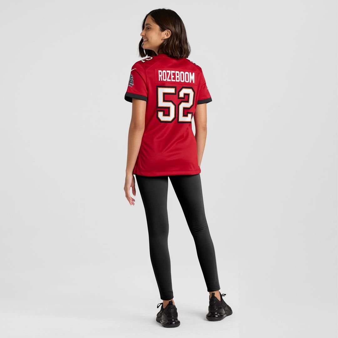 Christian Rozeboom Tampa Bay Buccaneers Women's Team Game Jersey - Red