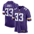 Aaron Jones Minnesota Vikings Game Player Jersey - Purple