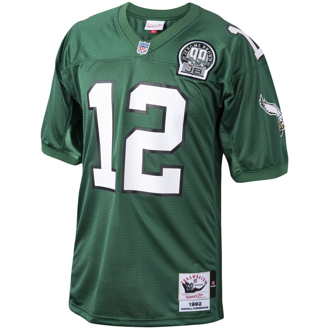 Randall Cunningham Philadelphia Eagles 1994 Authentic Throwback Retired Player Jersey - White