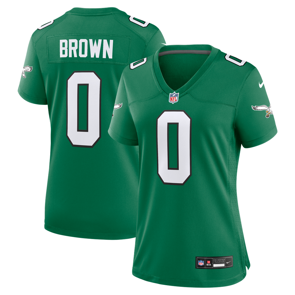 Marquise Brown Philadelphia Eagles Women's Alternate Game Jersey - Kelly Green