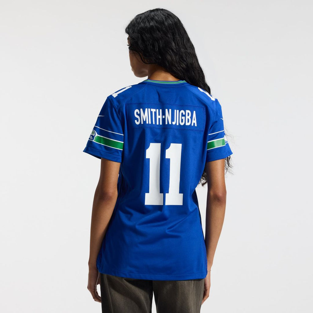 Jaxon Smith - Njigba Seattle Seahawks Women's Game Jersey - College Navy