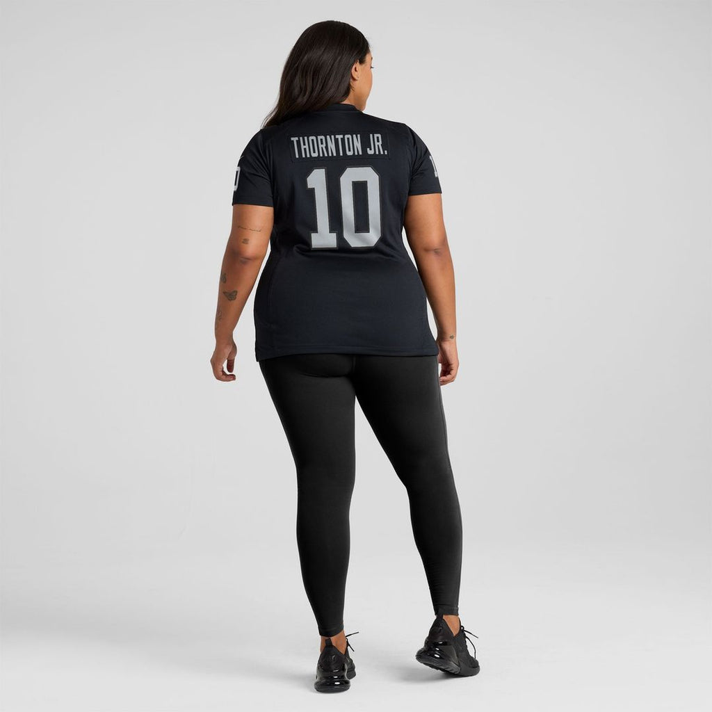 Dont'e Thornton Jr. Las Vegas Raiders Women's Team Game Jersey - Black