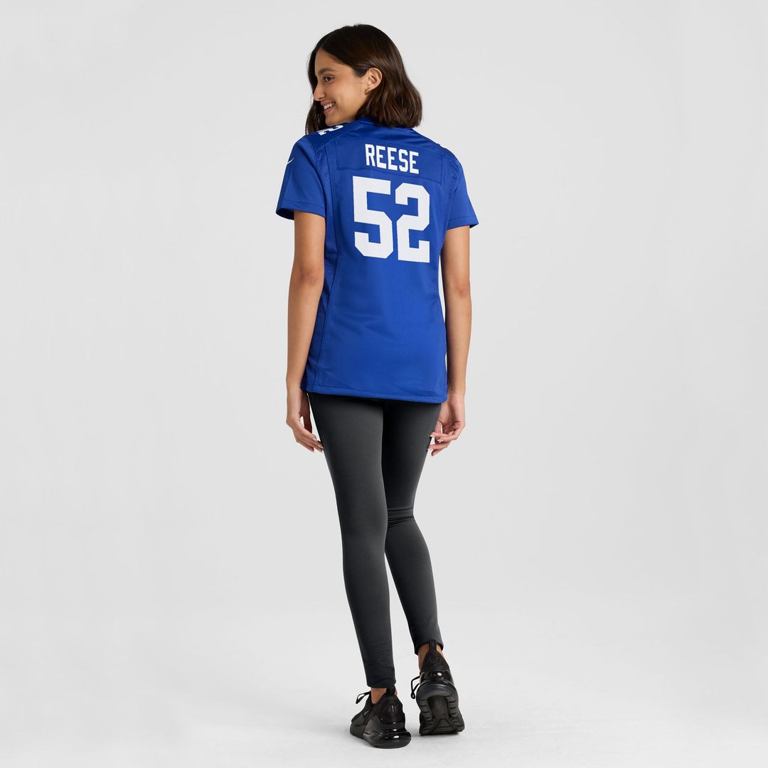 Arvell Reese New York Giants Women's Game Jersey - Royal