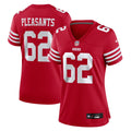 Austen Pleasants San Francisco 49ers Women's Team Game Jersey - Scarlet