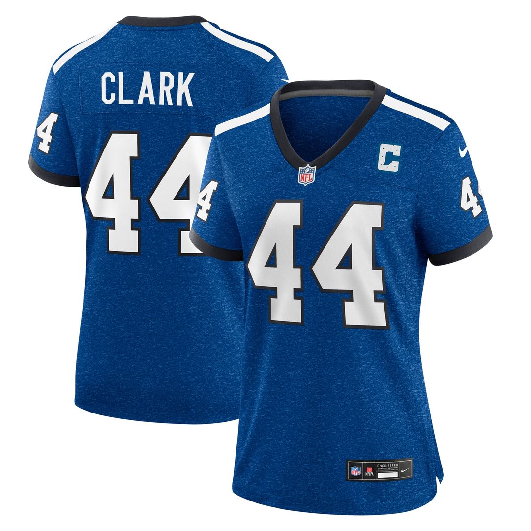 Dallas Clark Indianapolis Colts Women's Game Retired Player Jersey - Royal