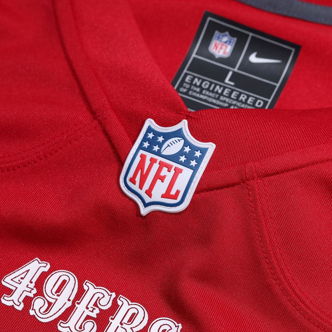 Number 1 Groom San Francisco 49ers Game Jersey - Scarlet