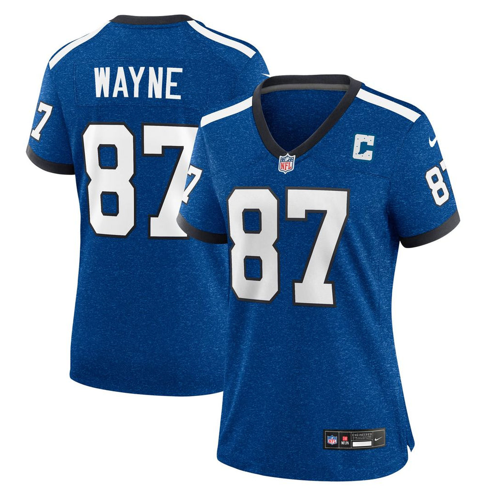 Reggie Wayne Indianapolis Colts Women's Indiana Nights Alternate Game Jersey - Royal