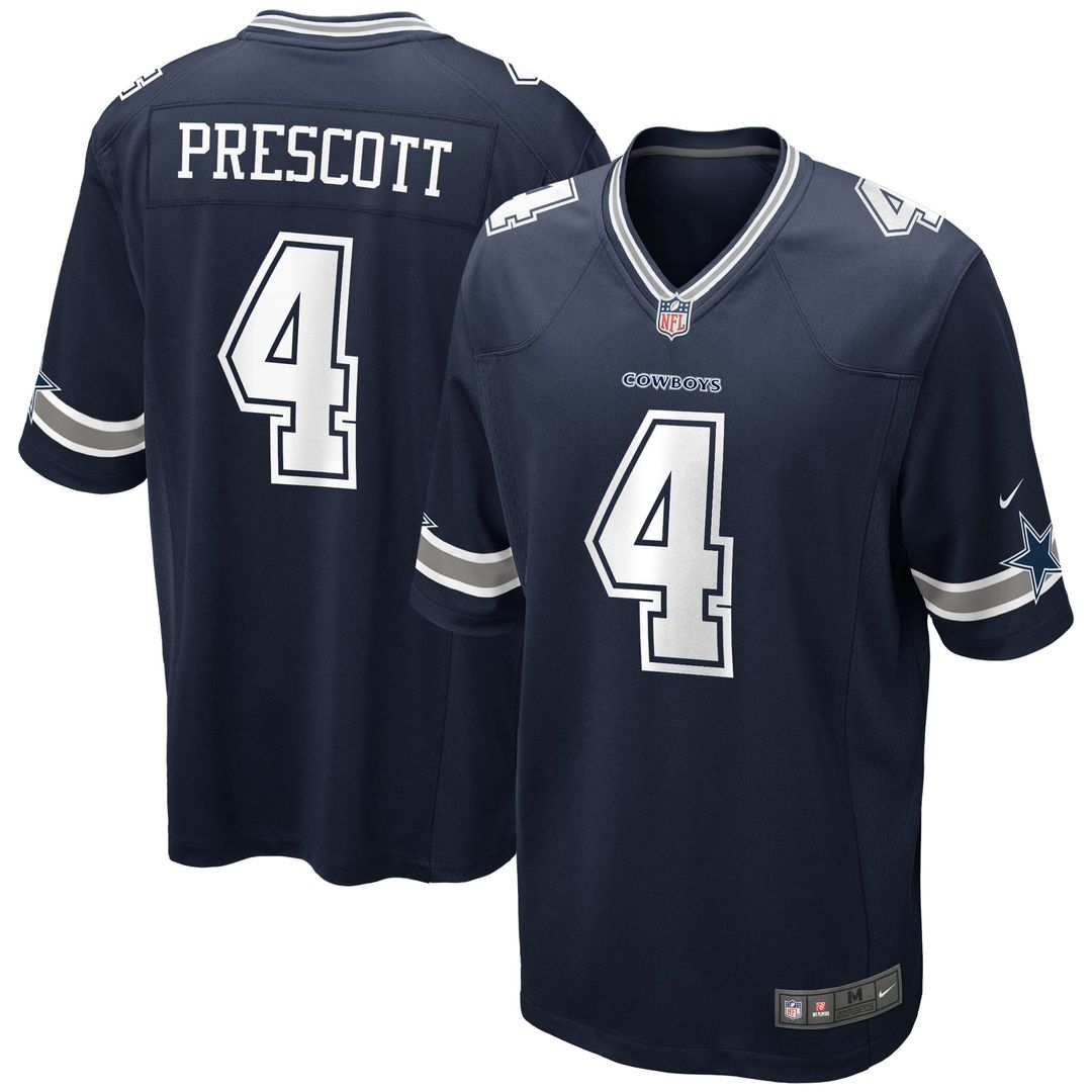 Dak Prescott Dallas Cowboys Youth Game Jersey - White