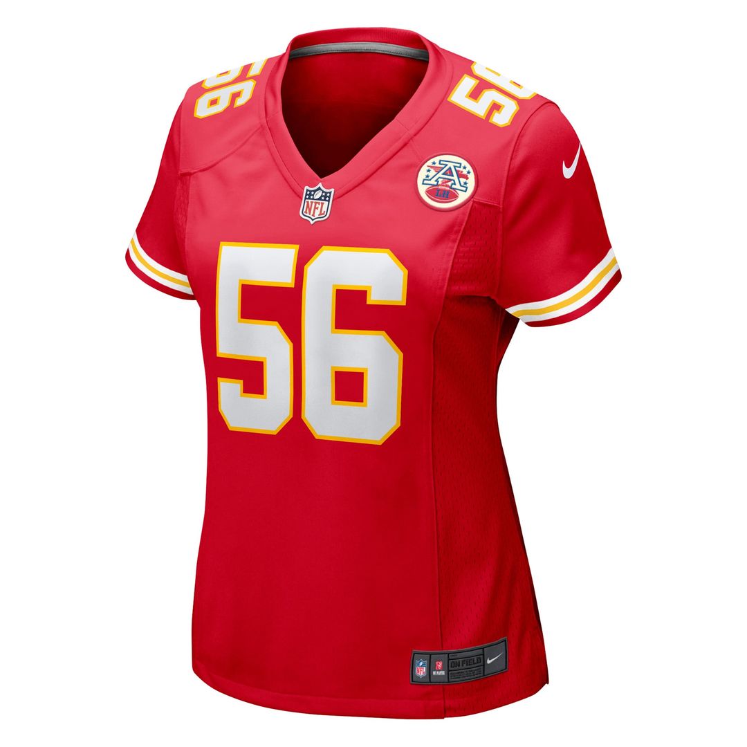 George Karlaftis Kansas City Chiefs Women's Game Player Jersey - Red