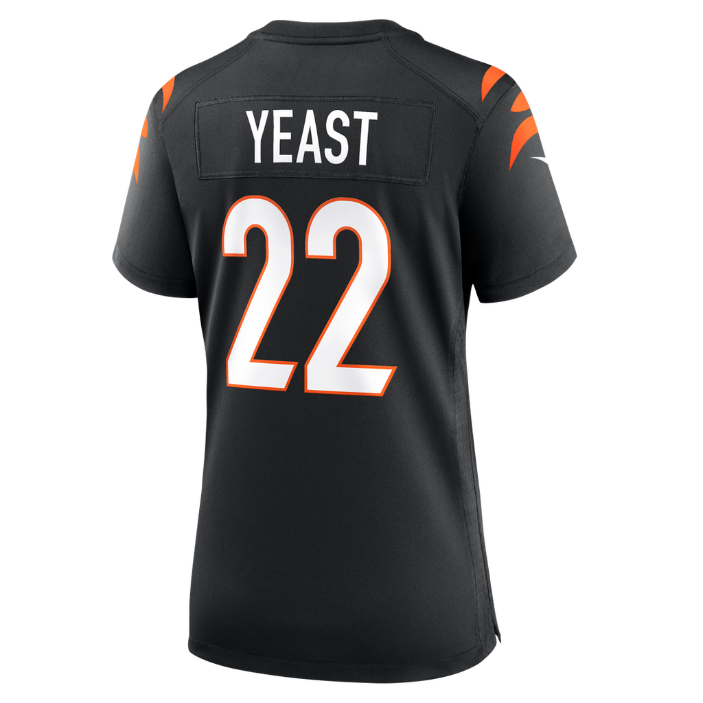 Russ Yeast Cincinnati Bengals Women's Team Game Jersey - Black