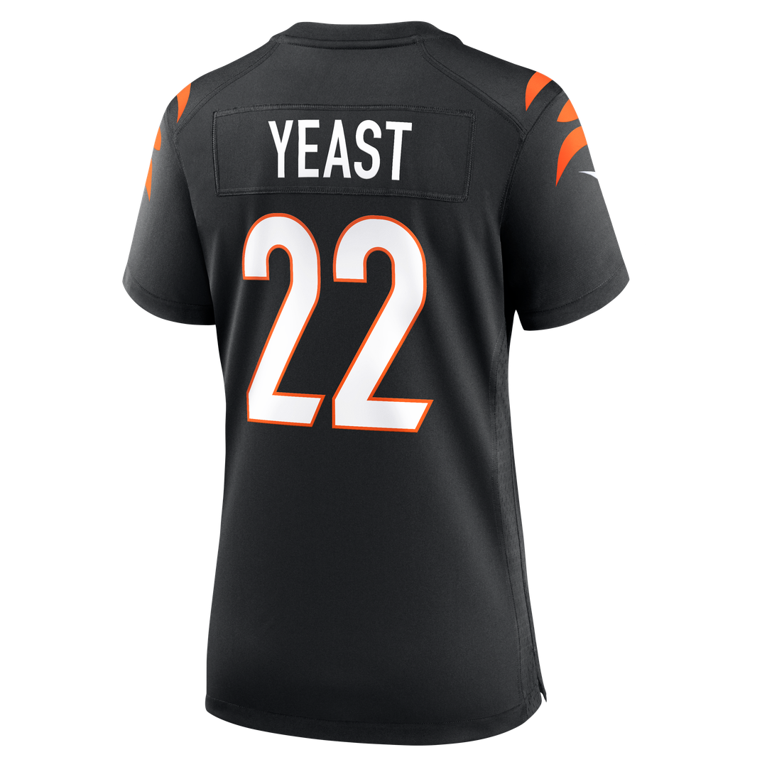 Russ Yeast Cincinnati Bengals Women's Team Game Jersey - Black