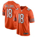 Caleb Williams Chicago Bears Alternate Player Game Jersey - Orange