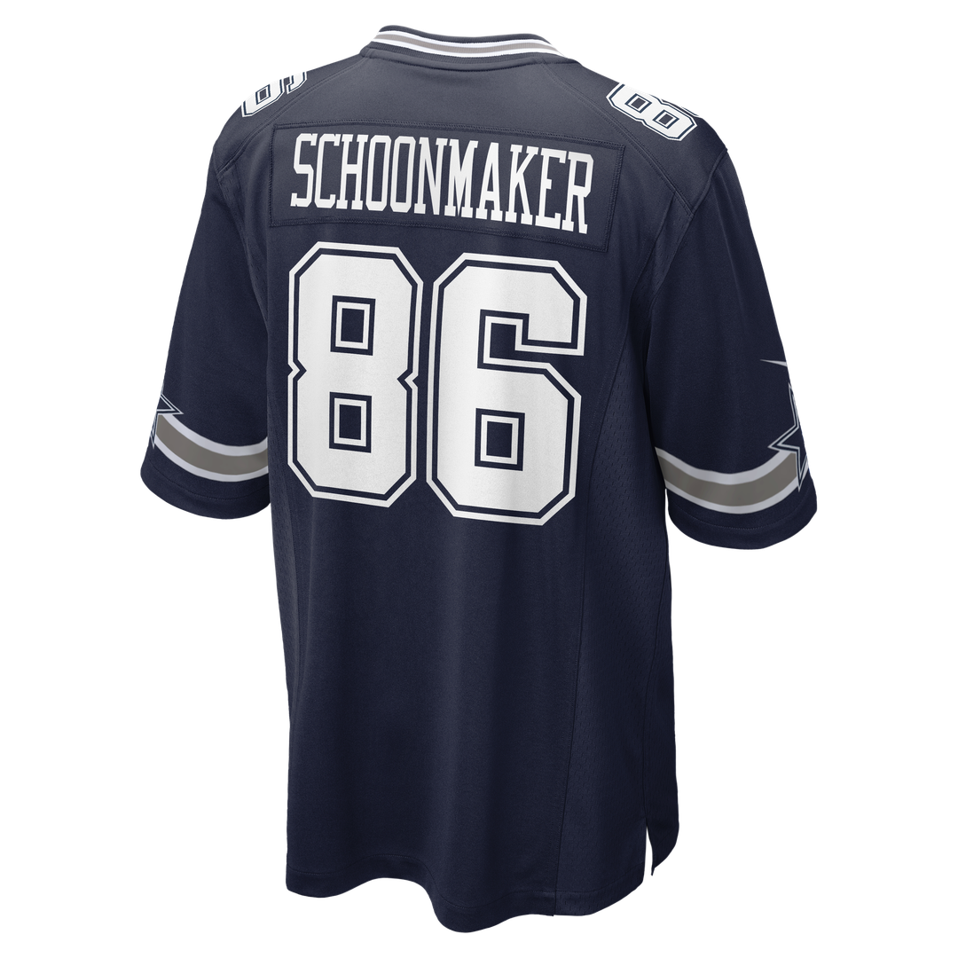 Luke Schoonmaker Dallas Cowboys Team Game Jersey - Navy