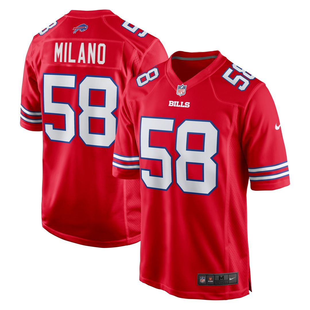 Matt Milano Buffalo Bills Game Player Jersey - Royal