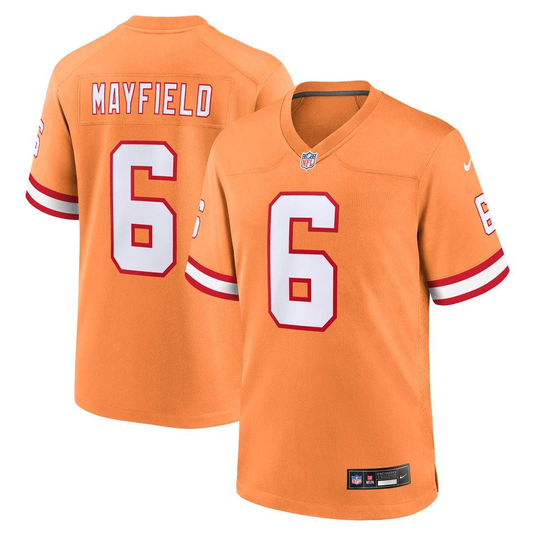 Baker Mayfield Tampa Bay Buccaneers Team Game Jersey - Red