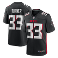 Michael Turner Atlanta Falcons Game Retired Player Jersey - Black