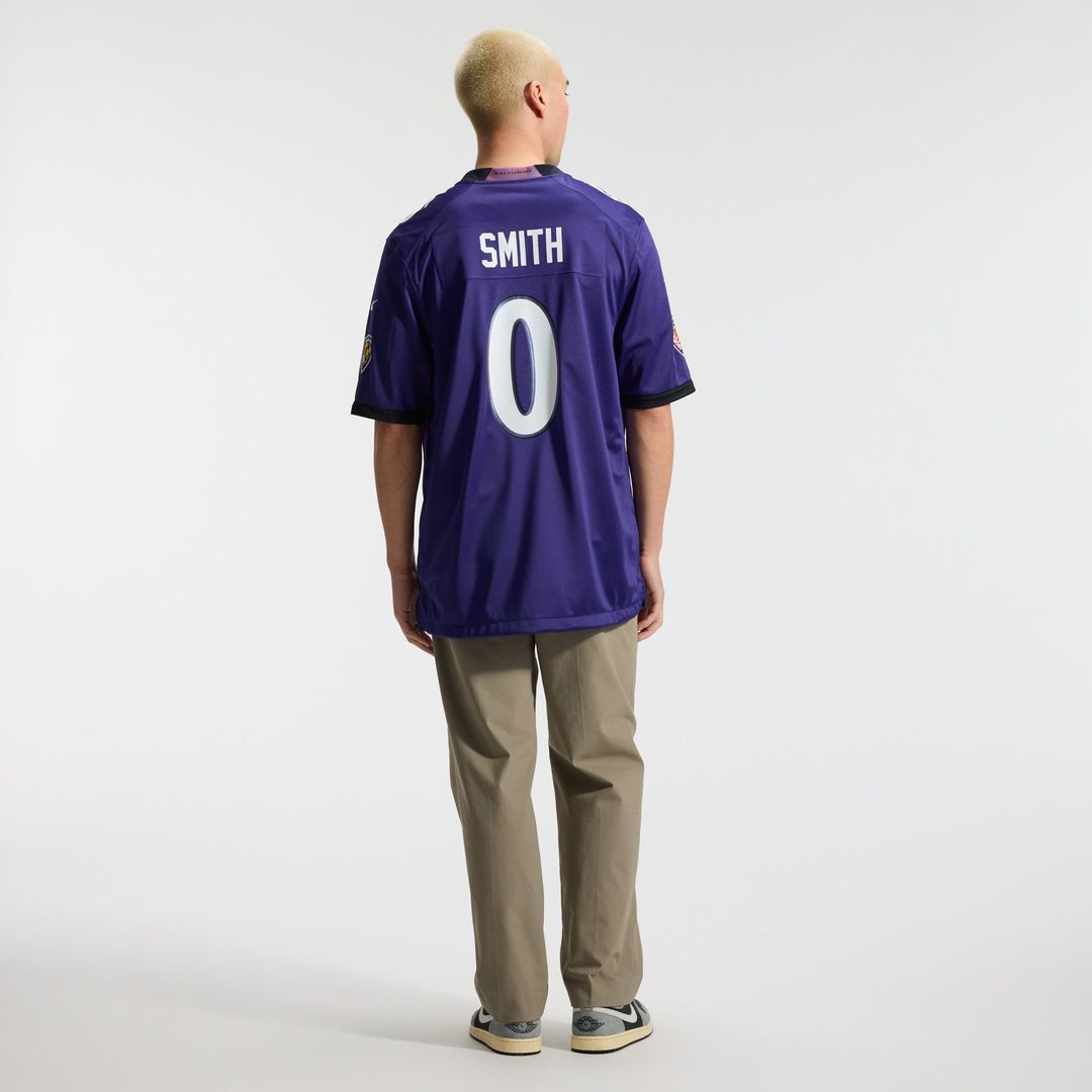 Roquan Smith Baltimore Ravens Team Game Jersey - Purple