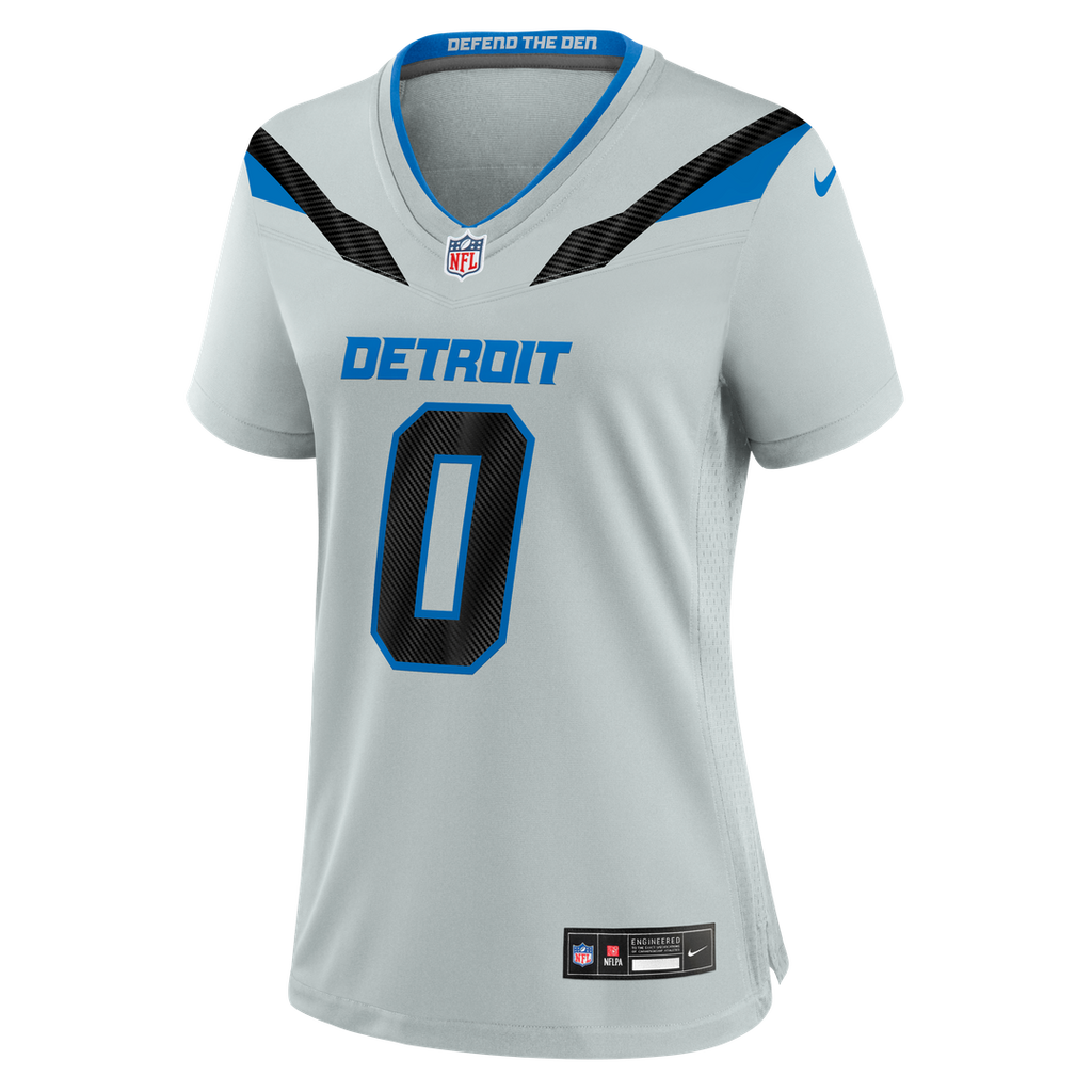 Jahmyr Gibbs Detroit Lions Women's 2026 Rivalries Collection Game Jersey - Silver