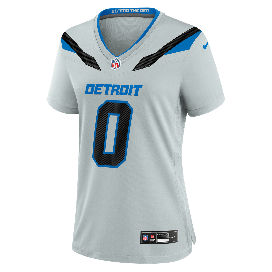 Jahmyr Gibbs Detroit Lions Women's 2026 Rivalries Collection Game Jersey - Silver