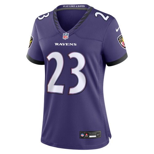 Adam Randall Baltimore Ravens Women's Team Game Jersey - Purple