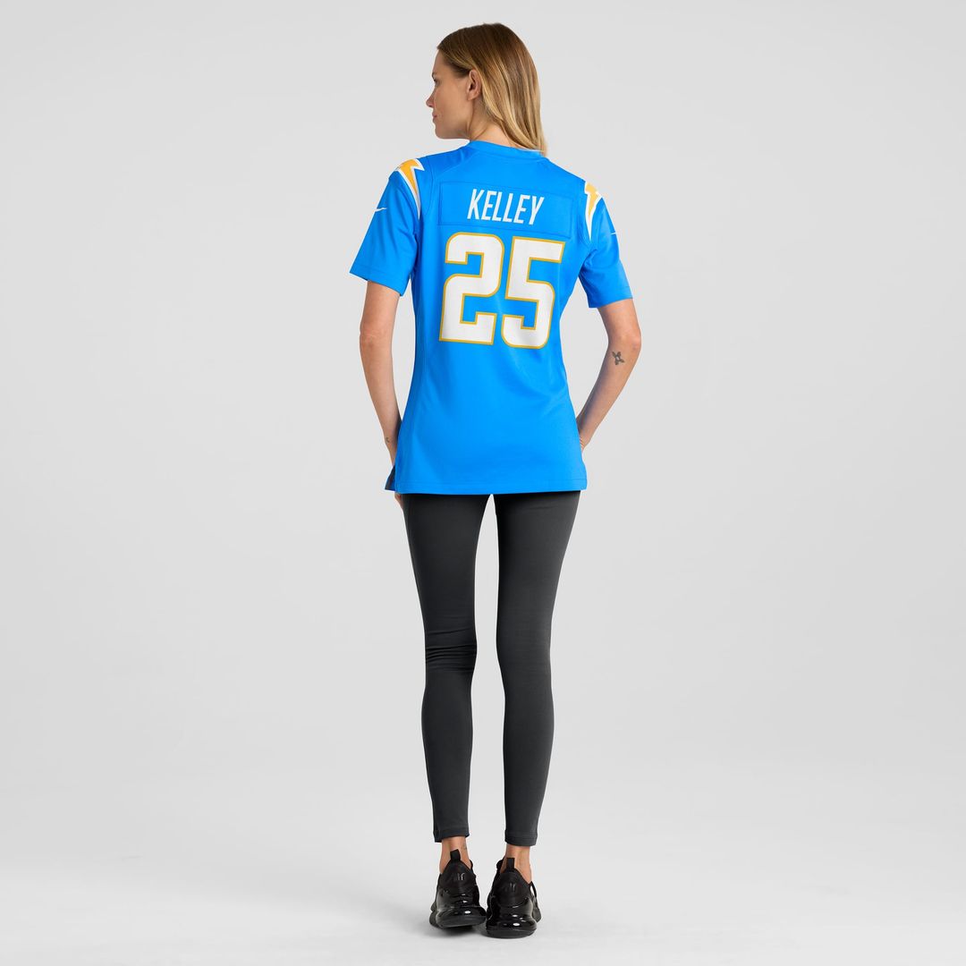 Joshua Kelley Los Angeles Chargers Women's Player Game Jersey - Powder Blue