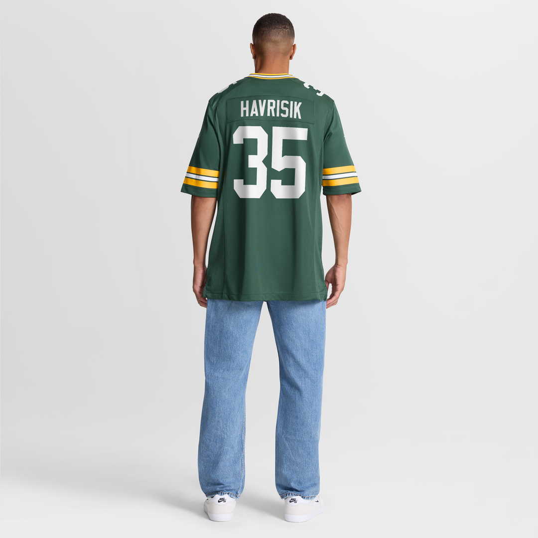 Lucas Havrisik Green Bay Packers Team Game Jersey - Green