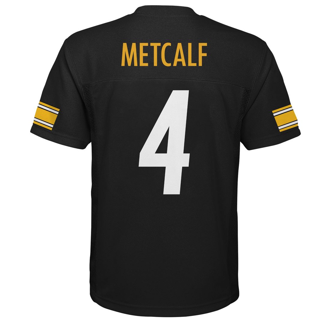 DK Metcalf Pittsburgh Steelers Youth Replica Jersey - Black