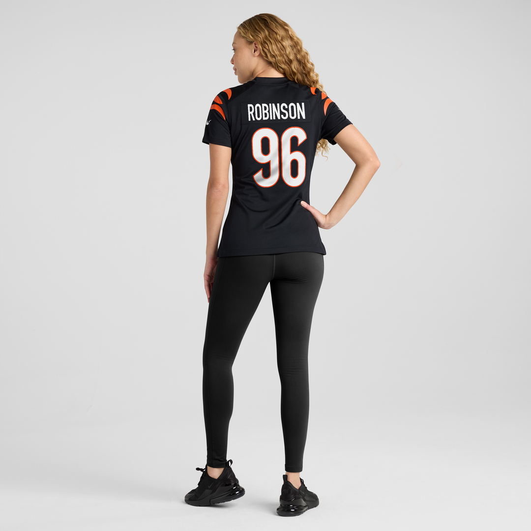Landon Robinson Cincinnati Bengals Women's Team Game Jersey - Black