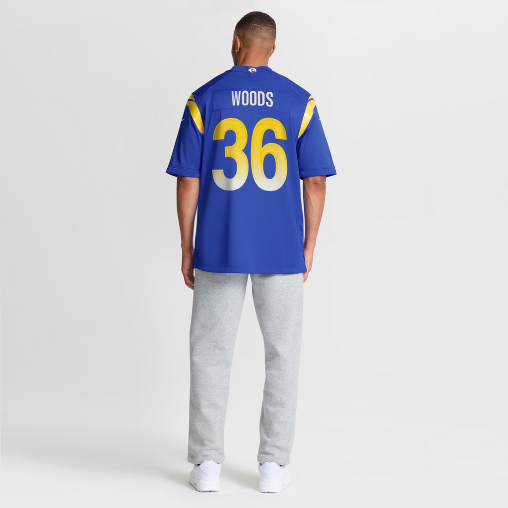 Charles Woods Los Angeles Rams Game Jersey - Royal