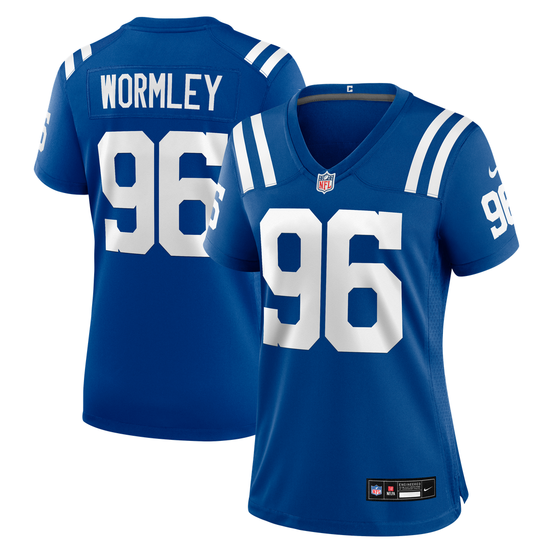 Chris Wormley Indianapolis Colts Women's Team Game Jersey - Royal