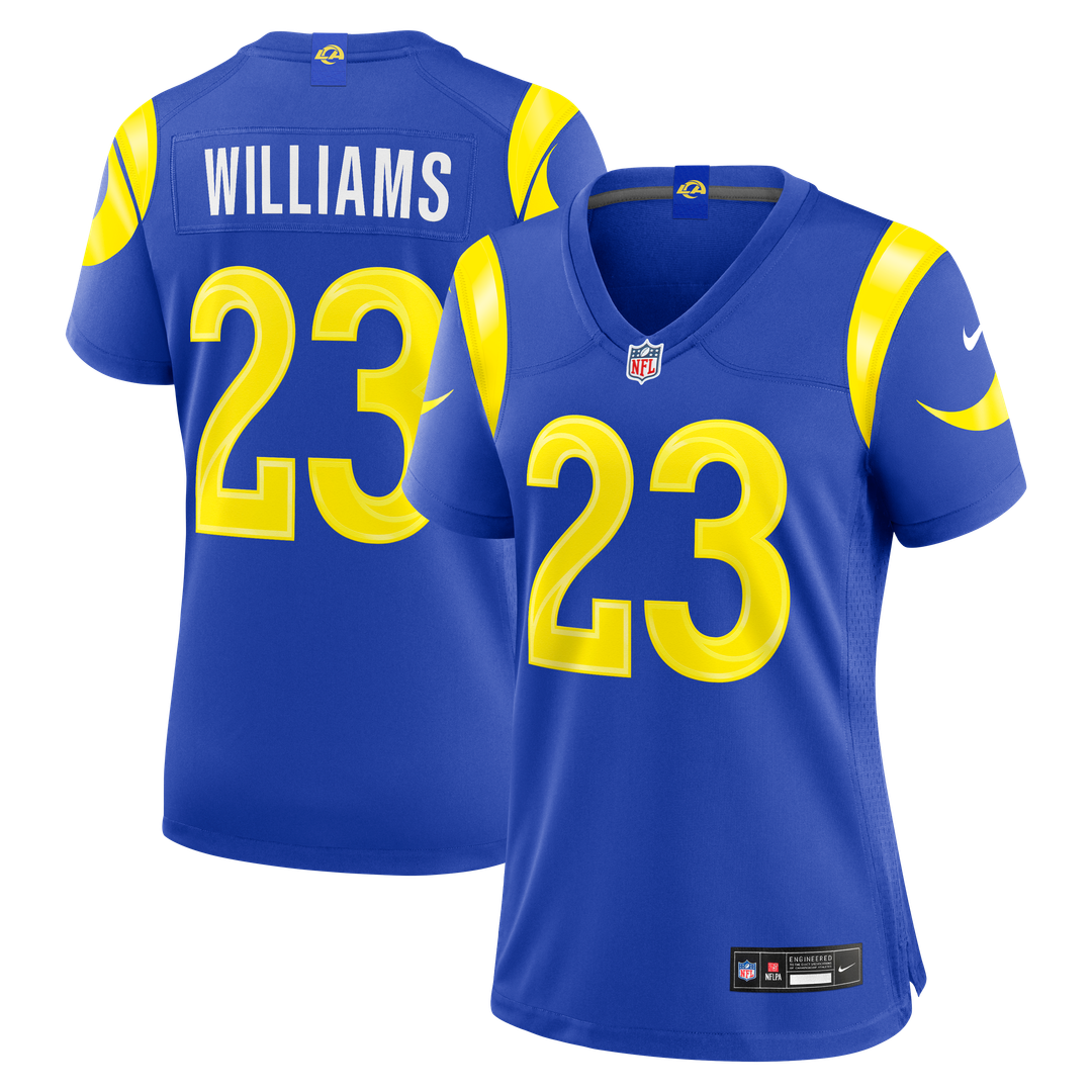 Kyren Williams Los Angeles Rams Women's Classic Sol Game Jersey