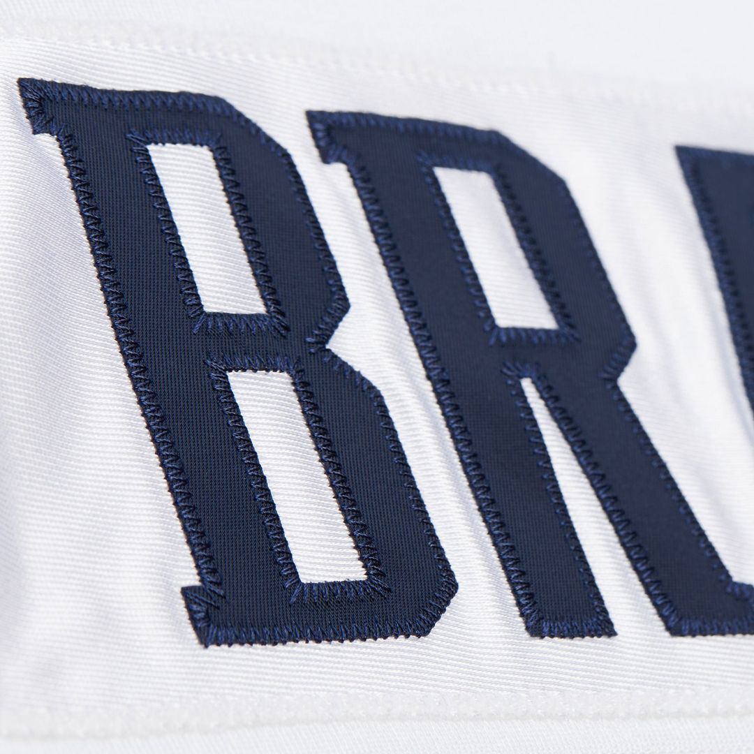 Tom Brady New England Patriots Super Bowl XXXVI Authentic Throwback Jersey - Navy