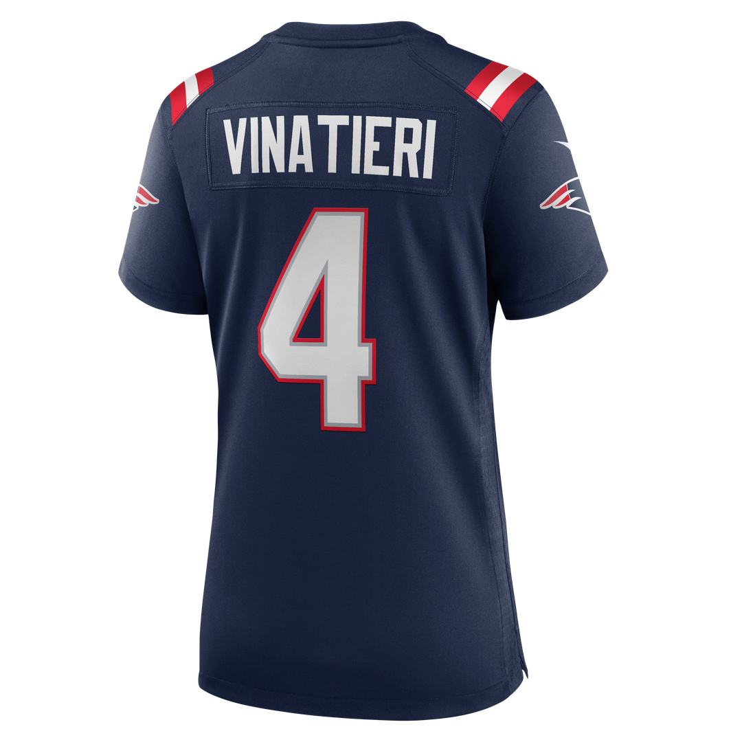 Adam Vinatieri New England Patriots Women's Team Retired Game Jersey - Navy
