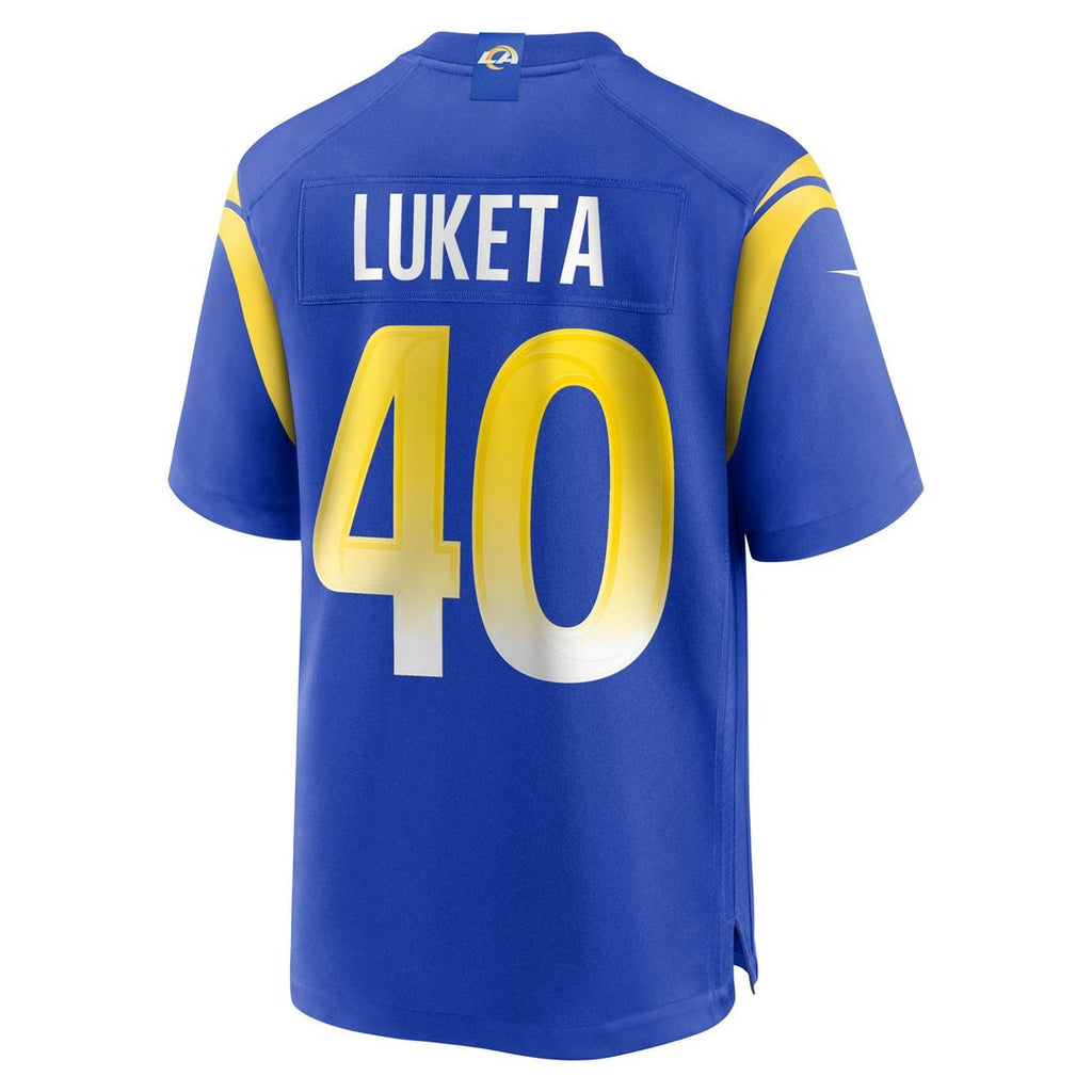 Jesse Luketa Los Angeles Rams Team Game Jersey - Royal