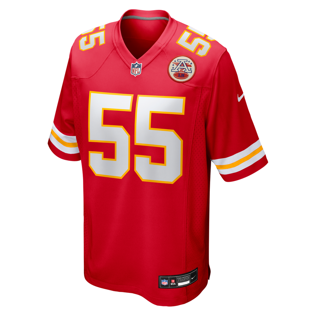 Omarr Norman - Lott Kansas City Chiefs Team Game Jersey - Red