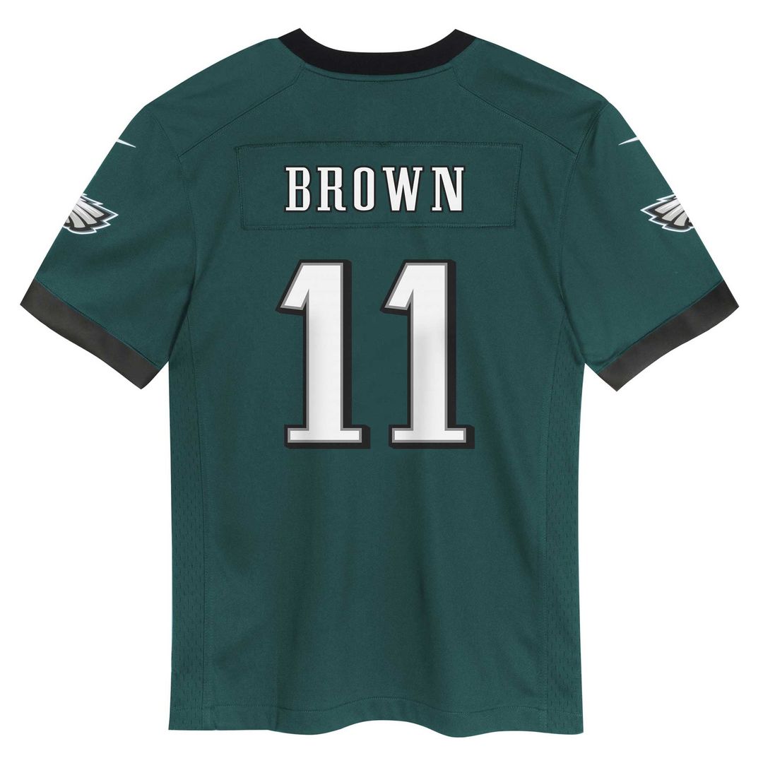 A.J. Brown Philadelphia Eagles Toddler Game Jersey - Midnight Green