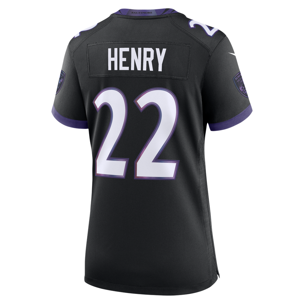 Derrick Henry Baltimore Ravens Women's Alternate Game Jersey - Black