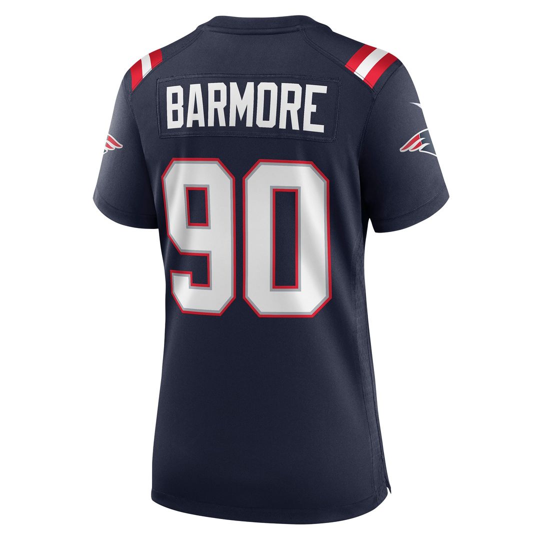 Christian Barmore New England Patriots Women's Game Jersey - Navy