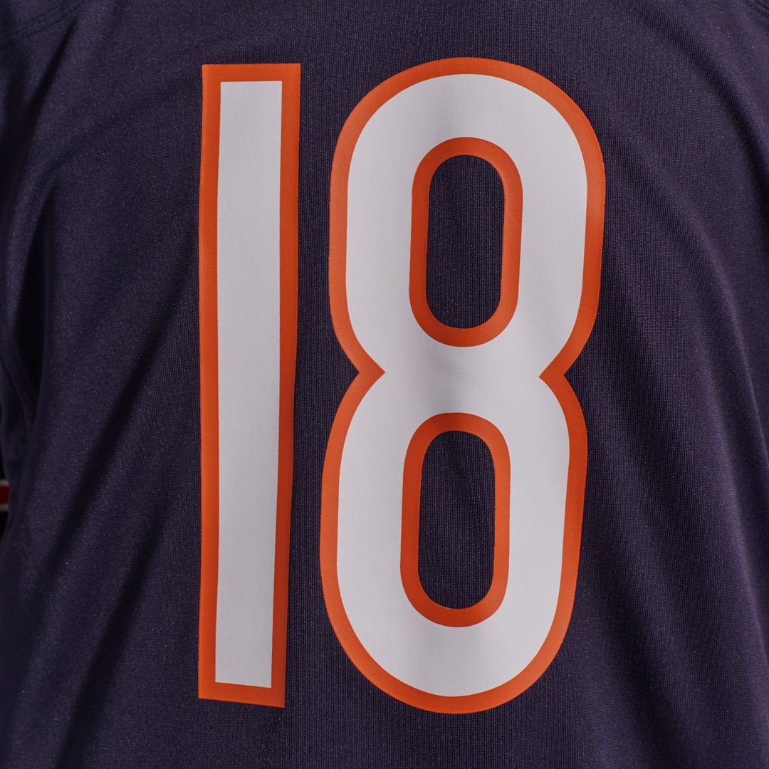 Caleb Williams Chicago Bears First Round Pick Player Game Jersey - White