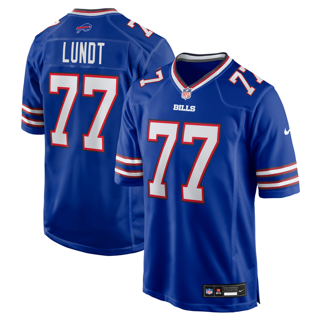Chase Lundt Buffalo Bills Team Game Jersey - Royal