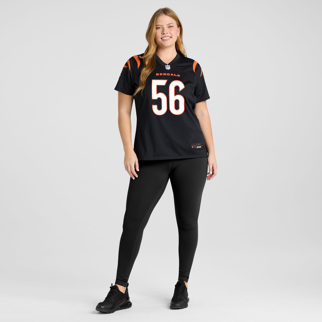 Garmon Randolph Cincinnati Bengals Women's Team Game Jersey - Black
