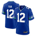 12s Seattle Seahawks Throwback Player Game Jersey - Royal
