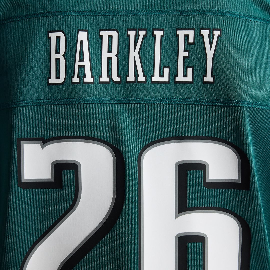 Saquon Barkley Philadelphia Eagles Women's Team Game Jersey - Midnight Green