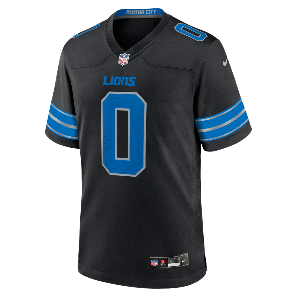 Jahmyr Gibbs Detroit Lions 2nd Alternate Game Player Jersey - Black